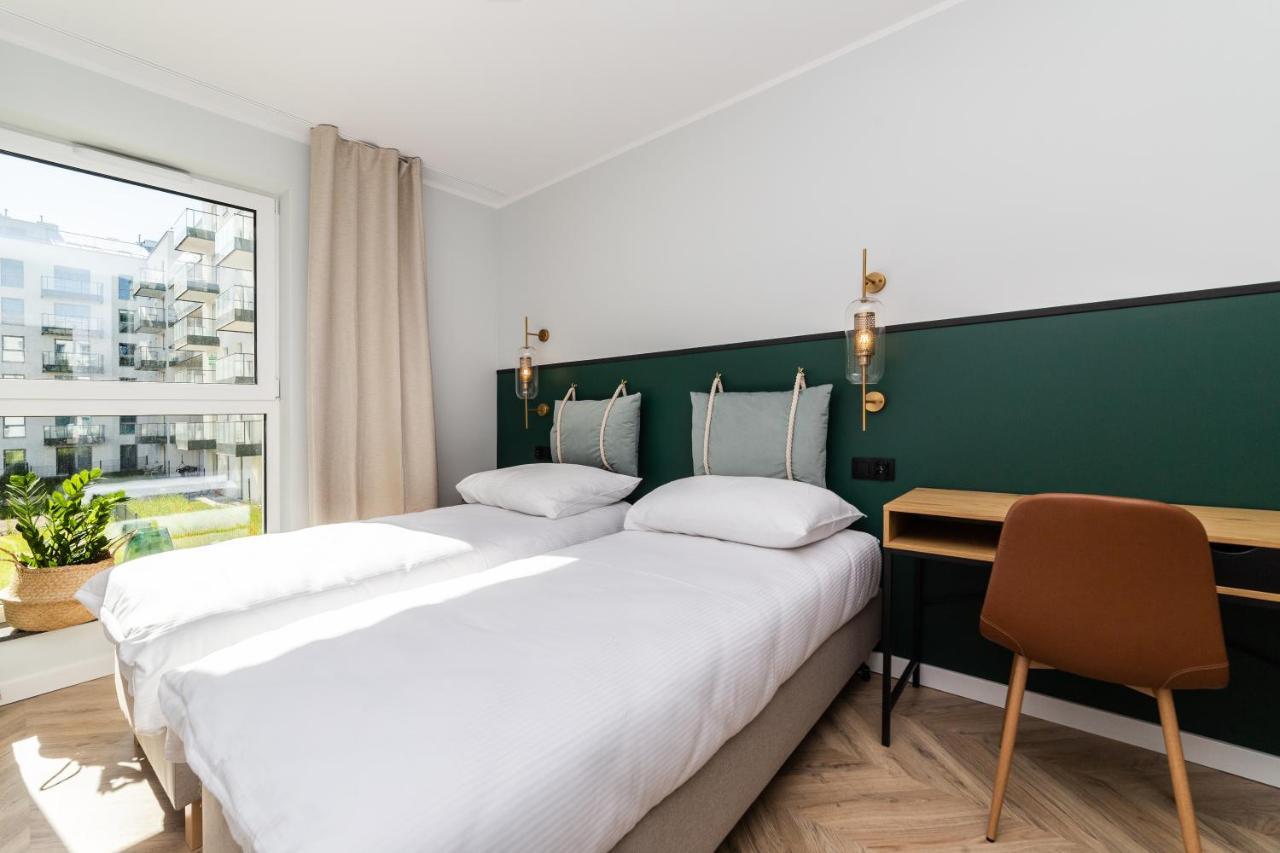 Ferienwohnung Pobookowane Barbary Delux Old Town Danzig Exterior foto